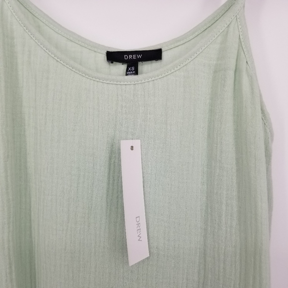 Anthropologie Drew Seafoam Teired Tank Dress - Picture 2 of 6